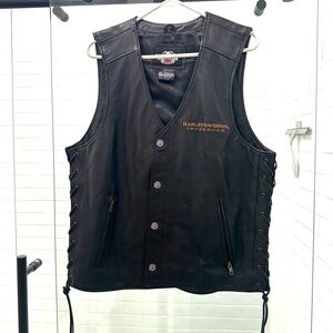Harley-Davidson Genuine Leather Vest 105th Anniversary Limited Addition